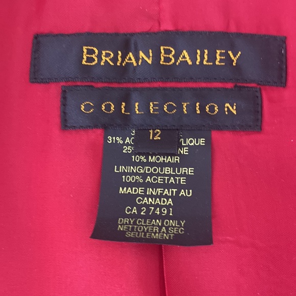 Brian Bailey Wool/Mohair Blend Blazer - Picture 5 of 11